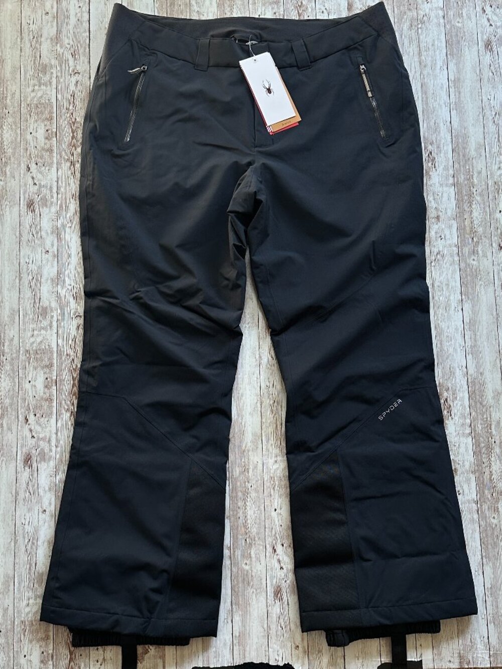 Spyder Winner Ski Pants Snowboard Plus Size 18 Black Womens Waterproof Warm Snow